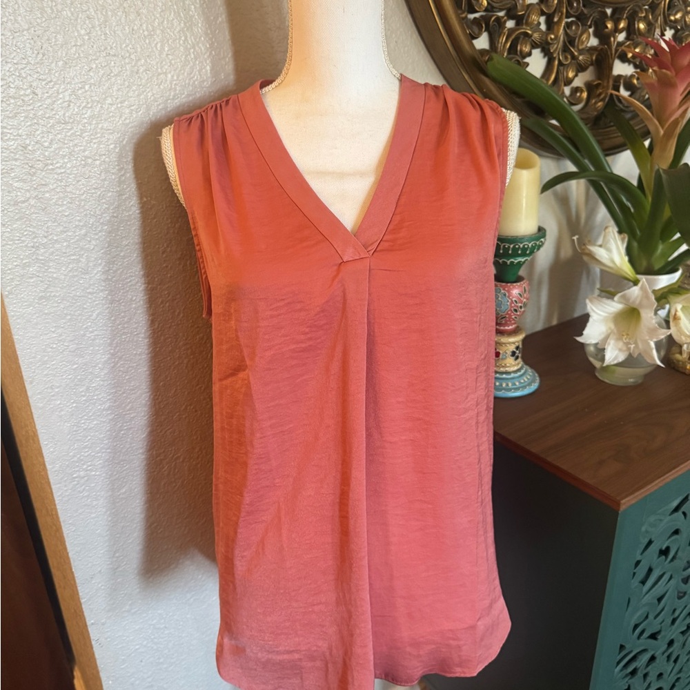Alfani Vibrant Coral Blouse